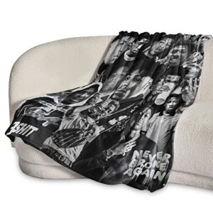 Hip hop Theme Blanket Flannel Blankets Comfy Throw Blanket for Couch Fleece Blanket Throw Soft Blanket 60"x50"