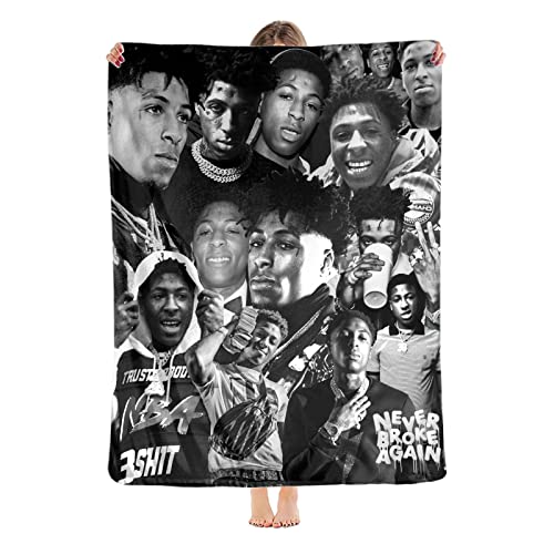 Hip hop Theme Blanket Flannel Blankets Comfy Throw Blanket for Couch Fleece Blanket Throw Soft Blanket 60"x50"