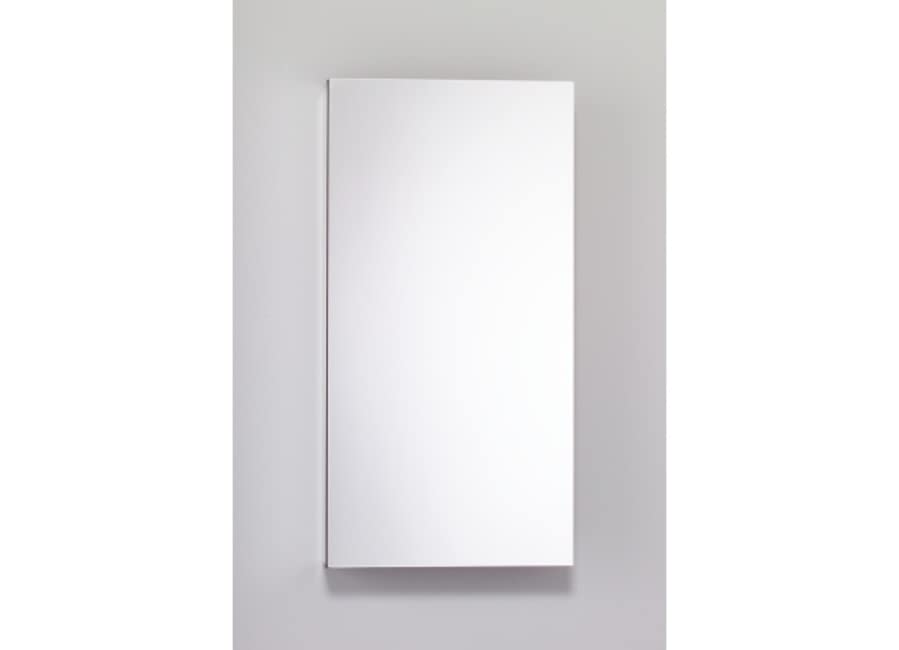 Robern PLM1630G Polished Edge, Classic Gray Interior ̶ Non-Handed PL Series 16" x 30" Flat Top Cabinet