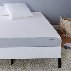amazon basics memory foam mattress, soft plush feel, 6 inch, twin