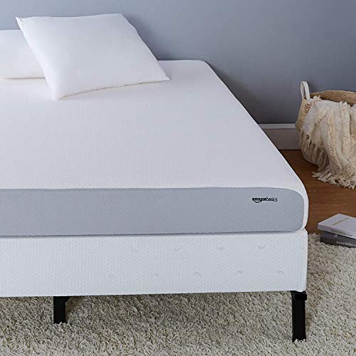 Amazon Basics Memory Foam Mattress, Soft Plush Feel, 6 Inch, Twin