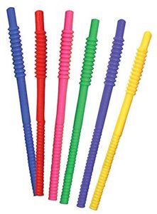 tervis set of six 11 inch assorted color straws tervis one size