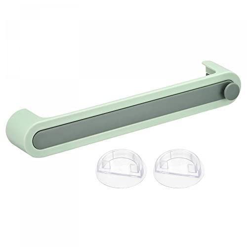 uxcell Slipper Rack, 270mm ABS Wall Mounted Retractable Shoes Towel Hanger for Bathroom Shoe Holder Green