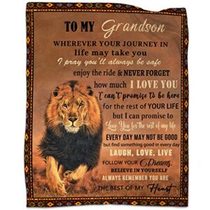 ajiiusv grandson gifts blanket from grandma grandpa birthday gifts for grandson throw blankets to grandson from grandparents thanksgiving valentines day graduation gifts 50"x60"