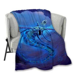 subnautica merch blanket and throw comfy warm novelty sherpa blanket for bed sofa office travel gift