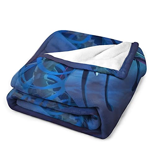 Subnautica Merch Blanket and Throw Comfy Warm Novelty Sherpa Blanket for Bed Sofa Office Travel Gift