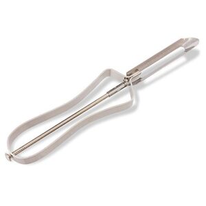 “old-school” professional vegetable, potato, carrot peeler – stainless steel body and blade