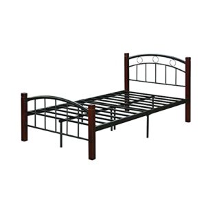 hodedah metal twin, complete bed