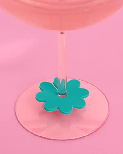 xo, Fetti Butterfly + Flower Drink Markers Set - 16 ct | Pastel Bday Decorations, Bachelorette Party, Bridal + Baby Shower, Groovy, 70s