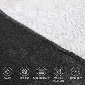 Blanket Sweatshirt, Oversized Soft Sherpa Plush Wearable Hoodie Blankets for Adults Women Men, Blue