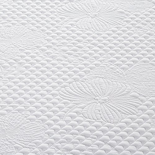 PrimaSleep 10 Inch Wave Gel Infused Memory Foam Mattress,Gray (Full)