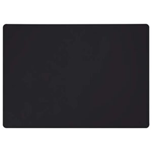 extra large silicone mats for countertop, 28" by 20" multipurpose mat, counter table protector, desk saver pad, placemat nonstick nonskid heat-resistant pad, black