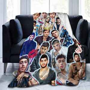 blanket zayn malik soft and comfortable warm fleece blanket for sofa,office bed car camp couch cozy plush throw blankets beach blankets