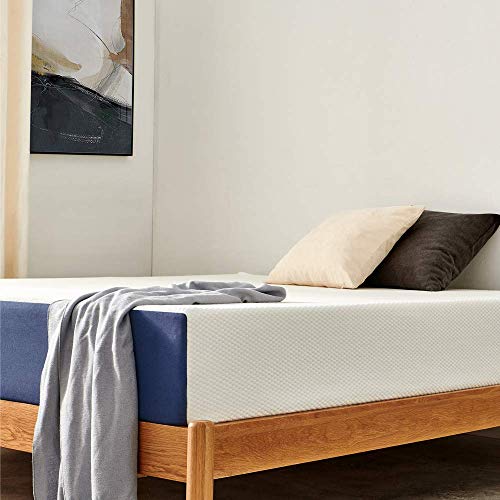 JINGWEI Queen Mattress, 10 inch Gel Infused Memory Foam Mattress in a Box, Premium Bed Mattress with Breathable Soft Cover - Medium Firm Feel-Ventilated Design for Sleep Supportive & Pressure Relief