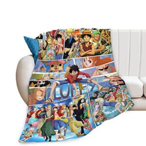 Anime Blanket Soft Lightweight Flannel Fleece Cartoon Throw Blanket for Couch Sofa Bed 50"x40"