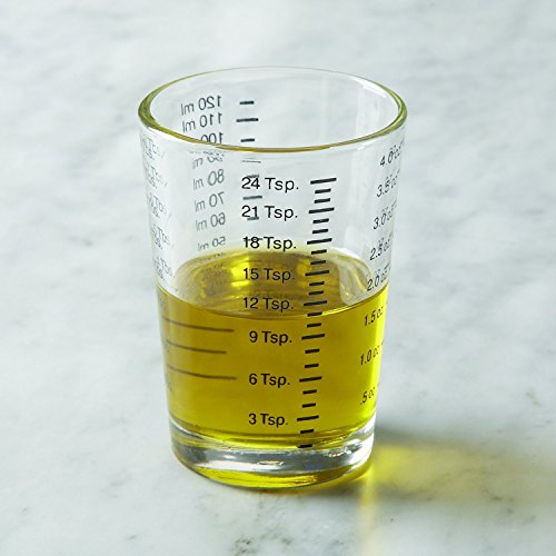 Fox Run Brands 4-Ounce Mini Measuring Glass, Regular, Clear