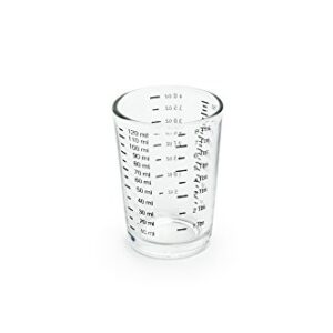 Fox Run Brands 4-Ounce Mini Measuring Glass, Regular, Clear