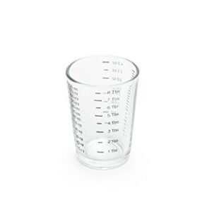 Fox Run Brands 4-Ounce Mini Measuring Glass, Regular, Clear