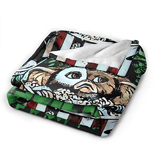 Needlove Gremlins-Gizmo Throw Blanket Suitable Ultra Soft Weighted Bedding Fleece Blanket for Sofa Bed Office 50"x40" Travel Multi-Size for Adult