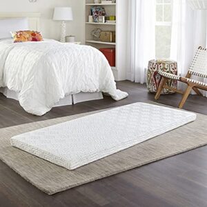 simmons siesta rollaway mattress: roll-up guest/floor mat, 3" twin