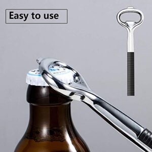 Bartender Bottle Openers - Huameilong Heavy Duty Stainless Steel Beer Bottle Cap Openers