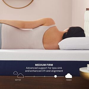 Sleep Innovations Shiloh 12 Inch Memory Foam Mattress with Ventilated Suretemp Foam for Breathability, Queen Size, Bed in a Box, Medium Firm Support