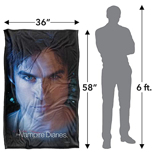 Vampire Diaries Damon Eyes Silky Touch Super Soft Throw Blanket 36" x 58",Damon Eyes