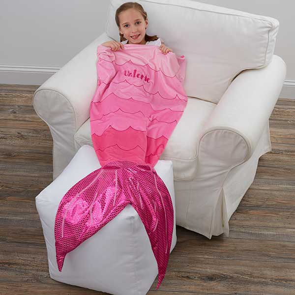 Personalization Universe Mermaid Tail Personalized Blanket