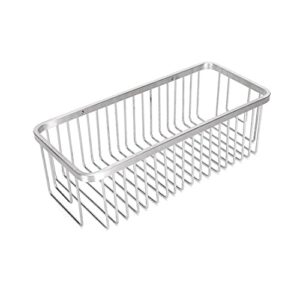 BKDFD Stainless Steel Shower Basket Wall Mounted Kichen Bathroom Shower Shelf Shampoo Holder Toiletries Organizer floating shelf