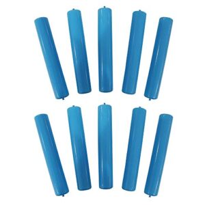 10 reusable ice cube sticks freezable water bottle cooling rods ( 10 sticks)