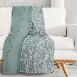 Sutton Place Cooling Throw Green