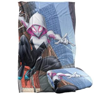 spider man blanket, 36"x58", ghost-spider swing silky touch super soft throw blanket