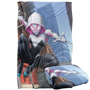 Spider Man Blanket, 36"x58", Ghost-Spider Swing Silky Touch Super Soft Throw Blanket