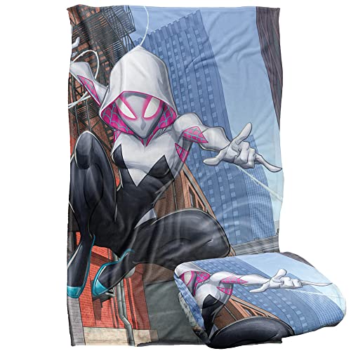 Spider Man Blanket, 36"x58", Ghost-Spider Swing Silky Touch Super Soft Throw Blanket