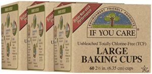 if you care baking cups - pack of 3
