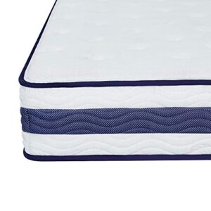 PrimaSleep 11 inch Tight Top Spring Mattress,Gel Foam,BluePiping (King)