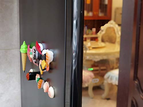 Hey Foly Cute Refrigerator Magnets Funny Magnets for Fridge, Simulation Sushi Refrigerator Magnet, Fine for Whiteboards, Maps and Home Decoration Magnetic Objects and Even Simulating Food Games!