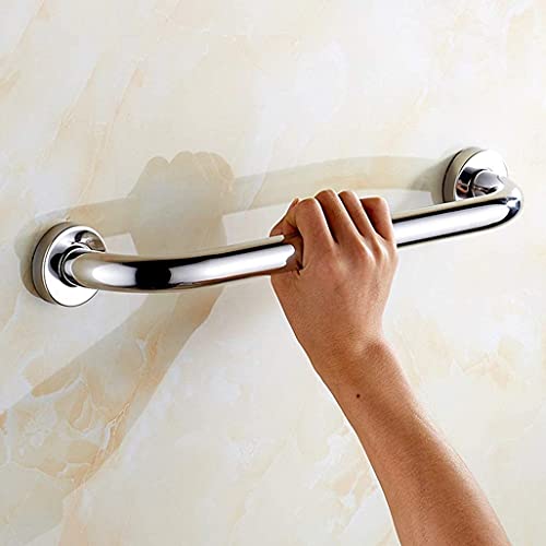 CRODY Grab Bars for Bathroom, Bathtub Mounted Safety Polished Finish Grab Bar, Wall-Mounted Non-Slip Shower Straight Handrails, Elderly Daily Living Aids Assist Support Rails, Towel Rack Toilet Auxili