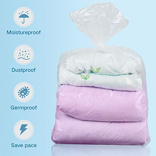 plastic bag，storage bags，storage，large storage bags，jumbo storage bags，large plastic bags,Set of 6 (Medium(35×23）)