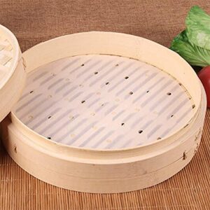 Air Fryer Parchment Paper, Set of 100, 10 inch Air Fryer Liner/Bamboo Steamer Liners/ Steaming Basket and More (6/7/8/9 Inch Available)