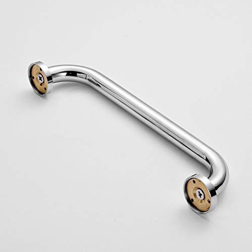 CRODY Bath Wall Attachment Handrails Grab Bar Rails Bathroom Bathtub,Disabled Elderly Toilet Seat Armrest Non-Slip Safety Handle,Wall Mounted Straight Towel Rack/45Cm