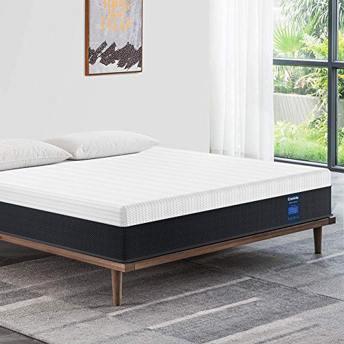 Coolvie Full Mattress 10 Inch, Cool Memory Foam Mattress, Motion Isolation Pocket Innerspring Hybrid Mattress in A Box, More Supportive, 100-Night Trial, Forever Warranty Support