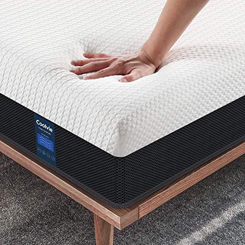 Coolvie Full Mattress 10 Inch, Cool Memory Foam Mattress, Motion Isolation Pocket Innerspring Hybrid Mattress in A Box, More Supportive, 100-Night Trial, Forever Warranty Support