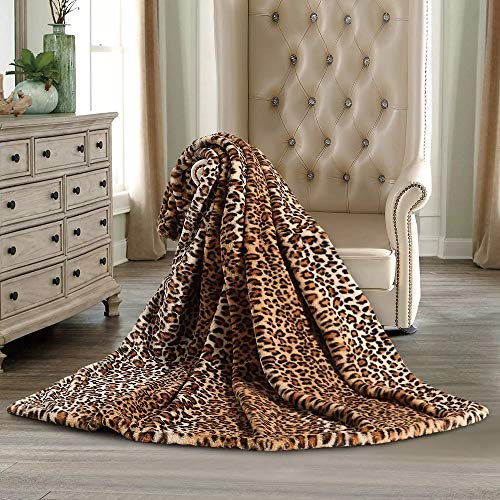 Member's Mark Luxury Faux Fur Throw (Various Prints) (Cheetah)