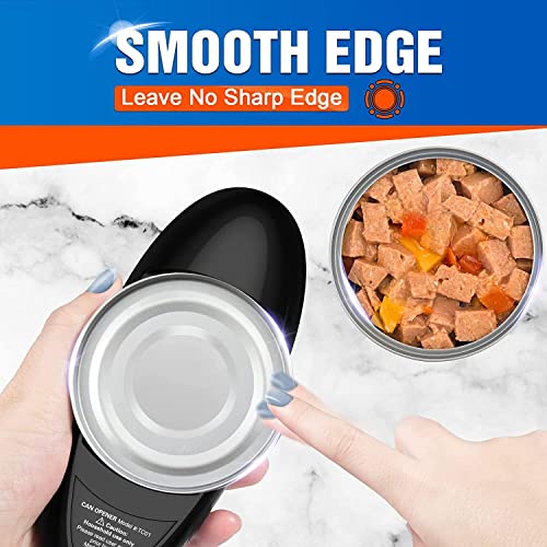 Hands Free, Food Safe Use, No Sharp Edge Electric Can Openers for Kitchen, Best Kitchen Gadget Automatic Can Opener for Seniors, Arthritis, and Chef