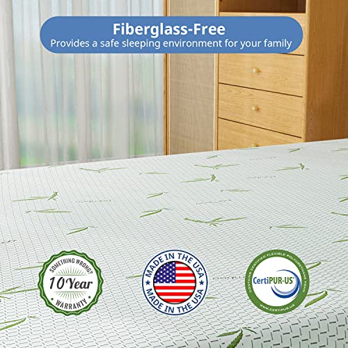 wOod-it Twin Mattress, 6 inch Twin Size Memory Foam Mattresses in a Box Cooling Gel Mattress for Kids Bunk Trundle Bed Daybed, Medium Firm