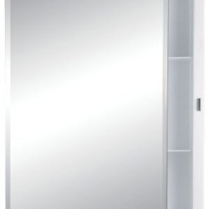 Jensen 781029 Builder Series Frameless Medicine Cabinet with Polished Edge Mirror, 16-Inch by 22-Inch by 3-3/4-Inch