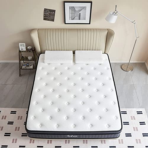 sofree bedding Full Size Mattress, 12 Inch Memory Foam Hybrid Mattress Full, Pocket Spring Full Mattress in a Box for Motion Isolation, Strong Edge Support, Pressure Relief, Medium Firm, CertiPUR-US