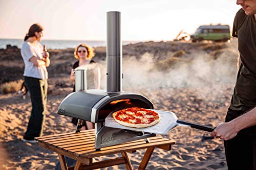 Ooni 12” Perforated Pizza Peel – Long Handle Perforated Aluminium Pizza Paddle – Lightweight Pizza Turning Peel – Ooni Outdoor Pizza Oven Accessories…