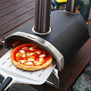 Ooni 12” Perforated Pizza Peel – Long Handle Perforated Aluminium Pizza Paddle – Lightweight Pizza Turning Peel – Ooni Outdoor Pizza Oven Accessories…